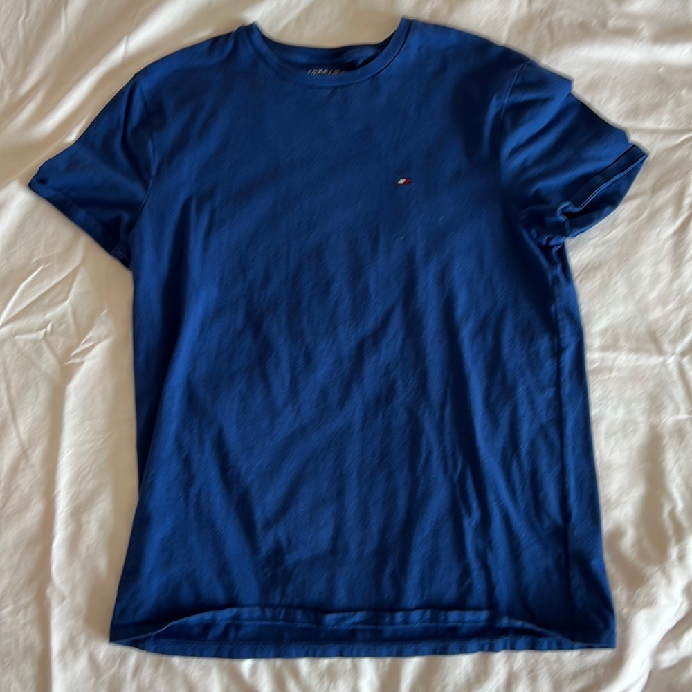 Tommy Hilfiger Short Sleeve T-Shirt Blue Medium